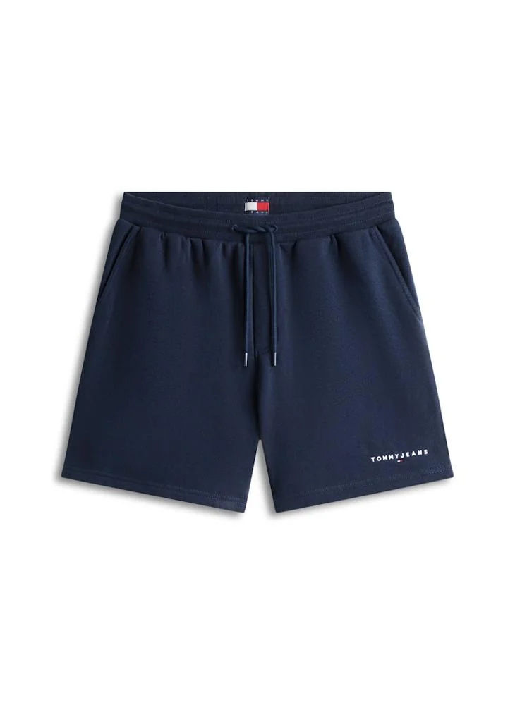 TOMMY JEANS  Linear Logo Embroidery Sweat Shorts for Men | Best Price UAE