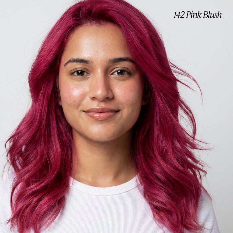 Adore Semi Permanent Hair Color (142 Pink Blush) | Vegan & Cruelty-Free Pink Hair Dye | No Ammonia, No Peroxide, No Alcohol | 4 Fl Oz - Image 2