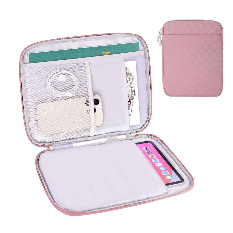 11 To 12 9 Inch Padded Tablet Sleeve Bag Shockproof Travel Pouch For Samsung Galaxy Tab A7 Lite 8 7 Tab A 8 0 Tab M8 M9 9 Black - Image 3
