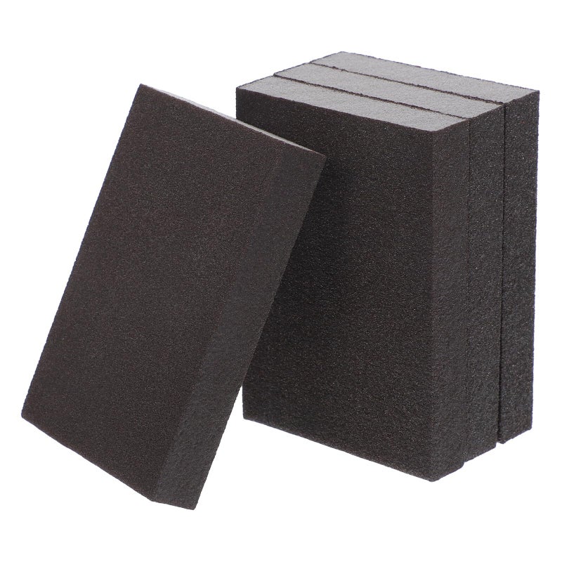 4Pcs Sanding Sponge Blocks Set Assorted Grits 60 80 120 220 For Wood Furniture And Automotive Polishing - Image 2
