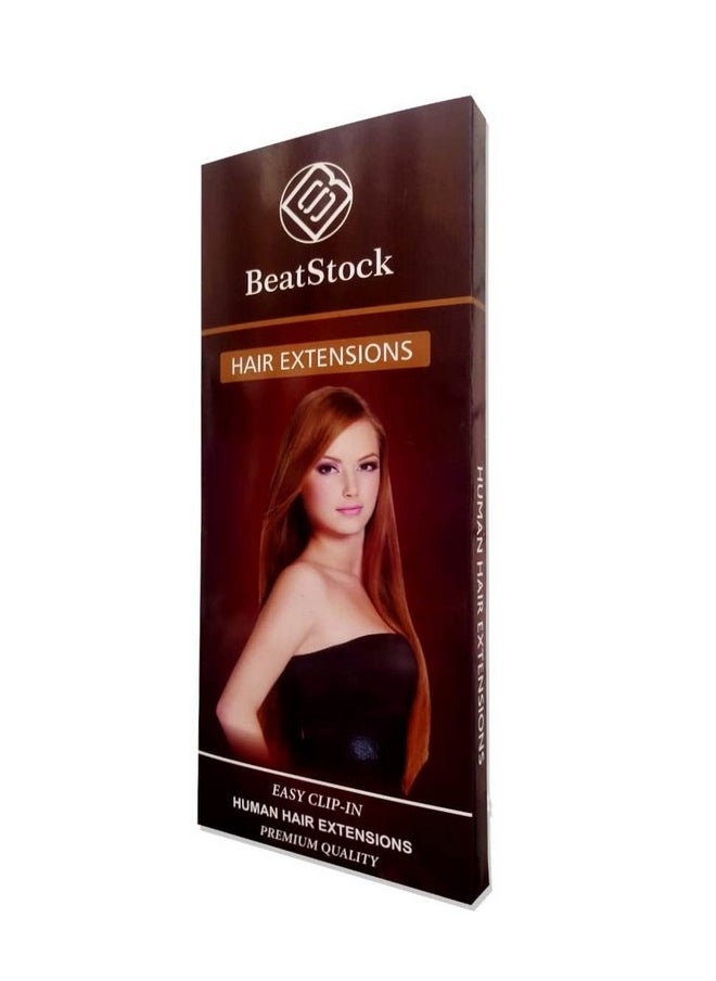BeatStock Curly Hair Streaks Brown Color Hair Extension For Women Girls (Set Of 6 Pcs With 16 Clip) (Medium Brown)  - Image 5