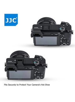 JJC 4PCS Camera Hot Shoe Cover Protector Cap for Sony A1II A7CR A7CII A7R V A7 IV III A7S III II A7S A9III II A6700 A6600 A6500 A6400 A6300 ZV-E10 II ZV-1II ZV-E1 ZV-1F ZVE10 RX10 IV III Replace FA-SHC1M  - Image 4