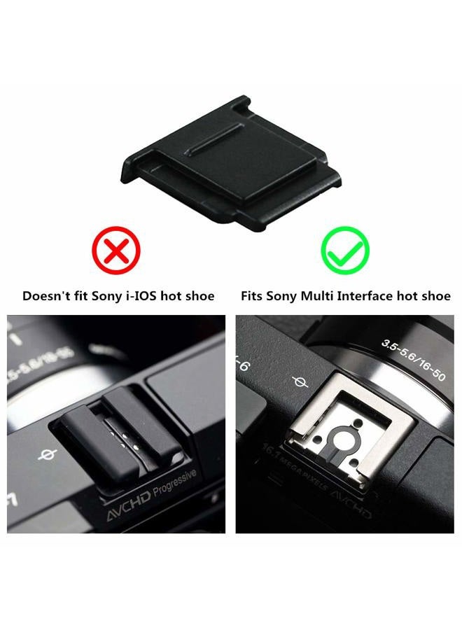 JJC 4PCS Camera Hot Shoe Cover Protector Cap for Sony A1II A7CR A7CII A7R V A7 IV III A7S III II A7S A9III II A6700 A6600 A6500 A6400 A6300 ZV-E10 II ZV-1II ZV-E1 ZV-1F ZVE10 RX10 IV III Replace FA-SHC1M - Image 2