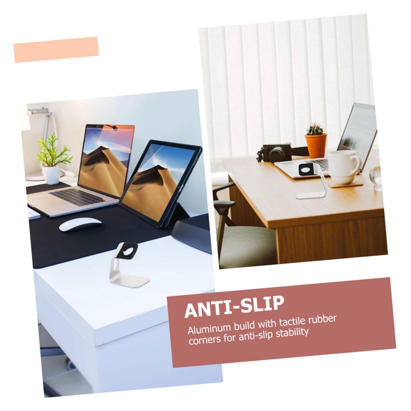 Aluminum Stand Charging Dock With Tactile Rubber Corners And Easy Cable Access - Image 4