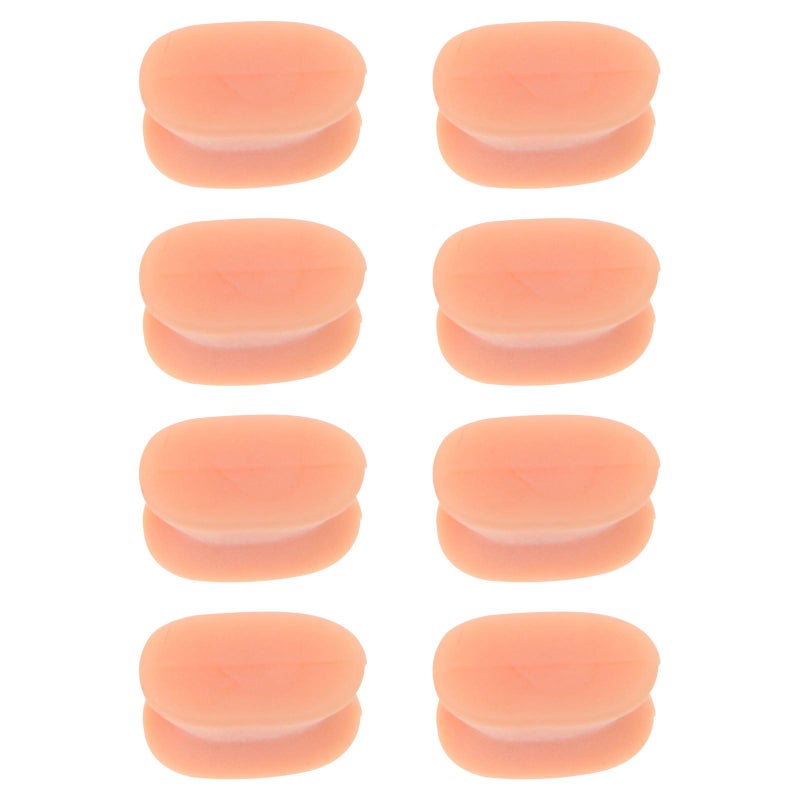 8 Pcs Light Brown Toe Bunion Splint Corrector Hallux Valgus Straightener Foot Relief - Image 2