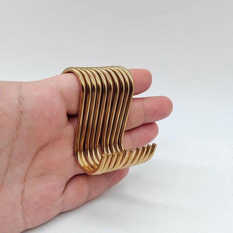 Multi Color 10pcs S Shaped Hooks Heavy Duty Stainless Steel Multi Functional Display Hooks - Image 2