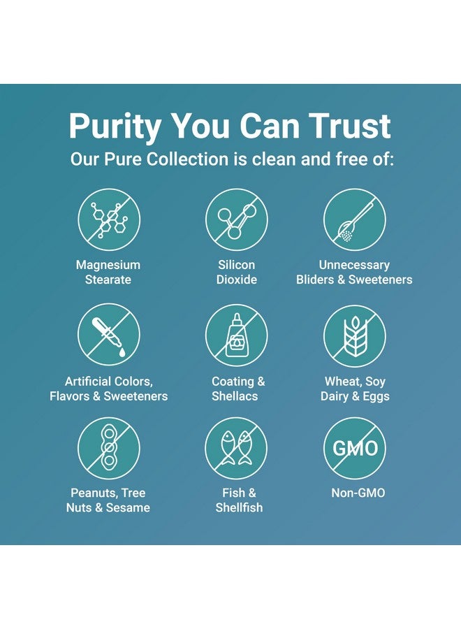 Micro Ingredients Pure Triple Magnesium Complex, 300 Capsules | 400mg of Magnesium Glycinate, Malate, Taurate with Vitamin C | Only Uses Active Ingredients | Filler Free Supplement | 100% Chelated - Image 4
