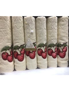 Set of 6 cotton towel for fruits