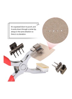 NIBEMINENT 3-Piece Hole Puncher Set Red/Silver  - Image 5