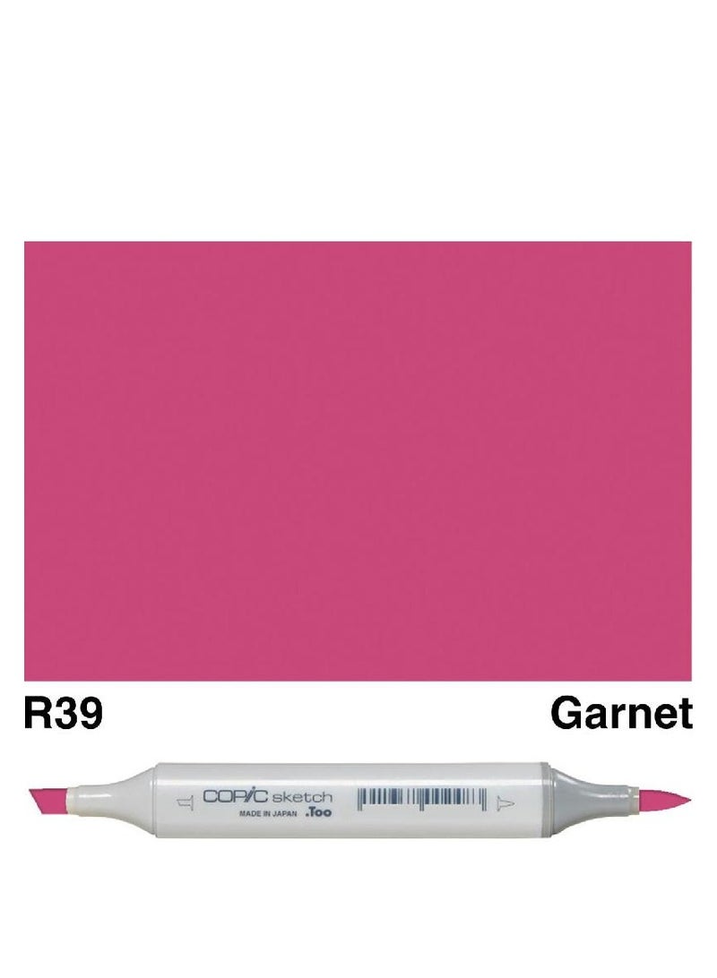 Sketch R-39 Graphic Art Marker Garnet Twin Tip