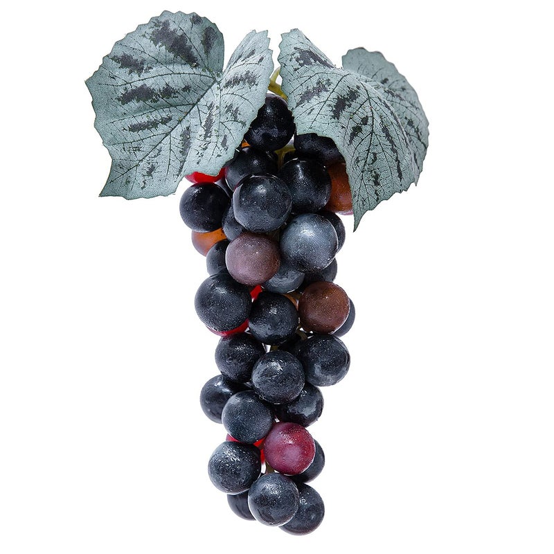 HENGSINGMA 3 Bunches Fake Grapes Fake Fruit  Lifelike Artificial Grapes for Decoration  Realistic Faux Plastic Grapes for Decoration  Faux Plastic Artificial Fruit for Decoration - Image 4