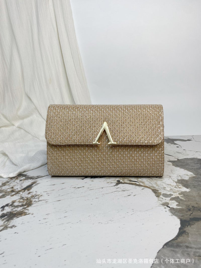 2024 Evening Bag New Envelope Clutch Bag Sequin Bag Banquet Bag Women'S Evening Dress Wedding - Image 5