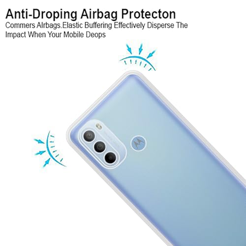 VIDO Transparent Back Case Cover for Motorola Moto G31 (Soft & Flexible & Camera Protection Back Case) - Image 2