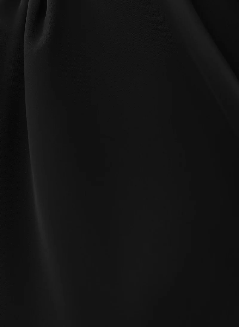 Lichi Blouse with decorative scarf in flowing fabric