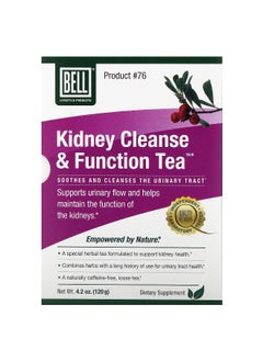 Bell Lifestyle Bell Lifestyle, Kidney Cleanse & Function Tea, 4.2 oz (120 g)  - Image 1