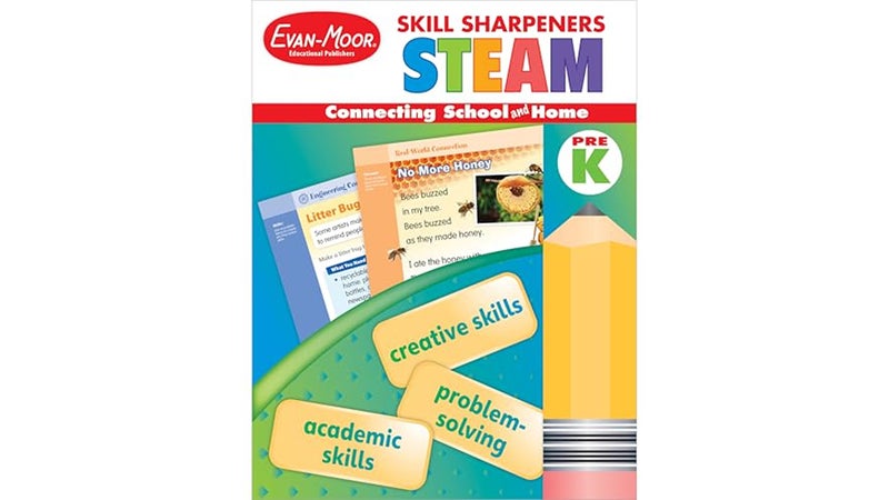 Skill Sharpeners: Steam, Prek Workbook