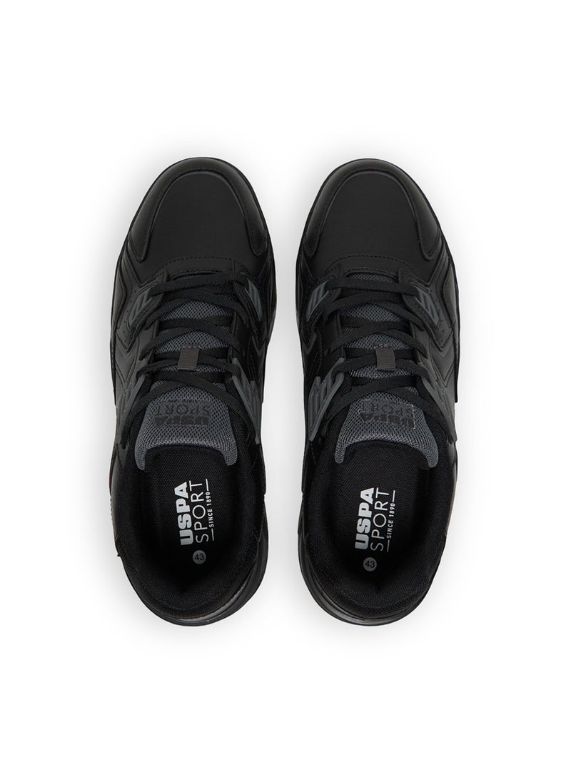 Men's Black Stylish Low-Top Casual Sneakers - Durable Lace-Up Design with Comfort Cushioned Sole for Everyday Active Wear - pzsku/Z56ED882A18BDFEE338FBZ/45/_/1730828595/f54a7210-fede-44a8-9261-587570728011