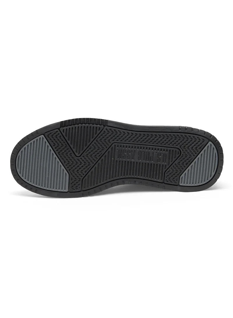 U.S. Polo Assn. Men's Black Stylish Low-Top Casual Sneakers - Durable Lace-Up Design with Comfort Cushioned Sole for Everyday Active Wear