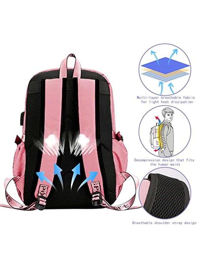 erorex Laptop Backpack For Women Girl Ladies Work Travel Backpack Stylish College School Bag Bookbag Fashion Casual Daypacks W Usb Charging Port For Nurse Teacher Fits 15.6Inch Notebook  - Image 5
