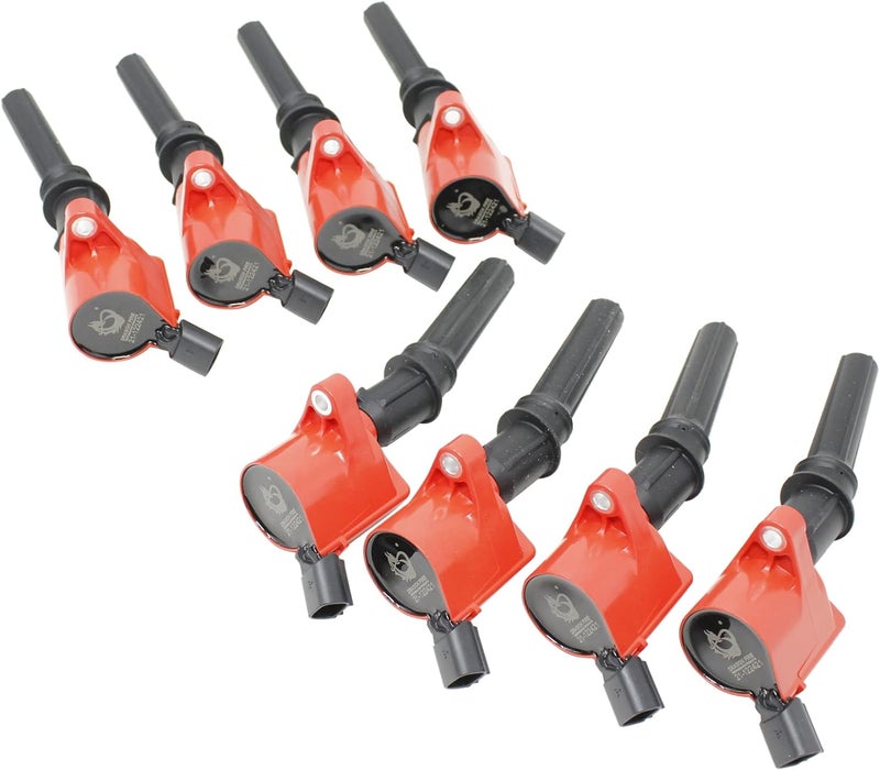 AIP Electronics DRAGON FIRE PERFORMANCE Tune Up Kit - 8pc Iridium Spark Plug Set & Ignition Coils for Ford 5.4L V8 - Image 2