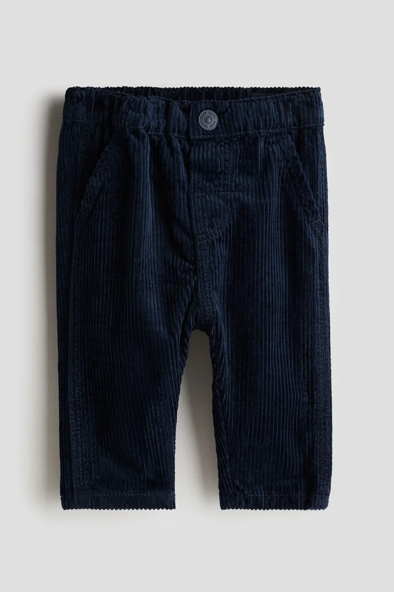 H&M Cotton Corduroy Trousers