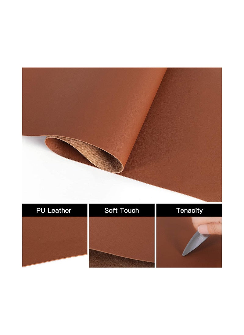 YONK - Large Mouse Pad Extra Large Waterproof Gaming Mouse Mat Stitched Edges Non Slippery Rubber Base Mats With Smooth Surface And Precise Tracking Soft And Durable Brown - Image 1