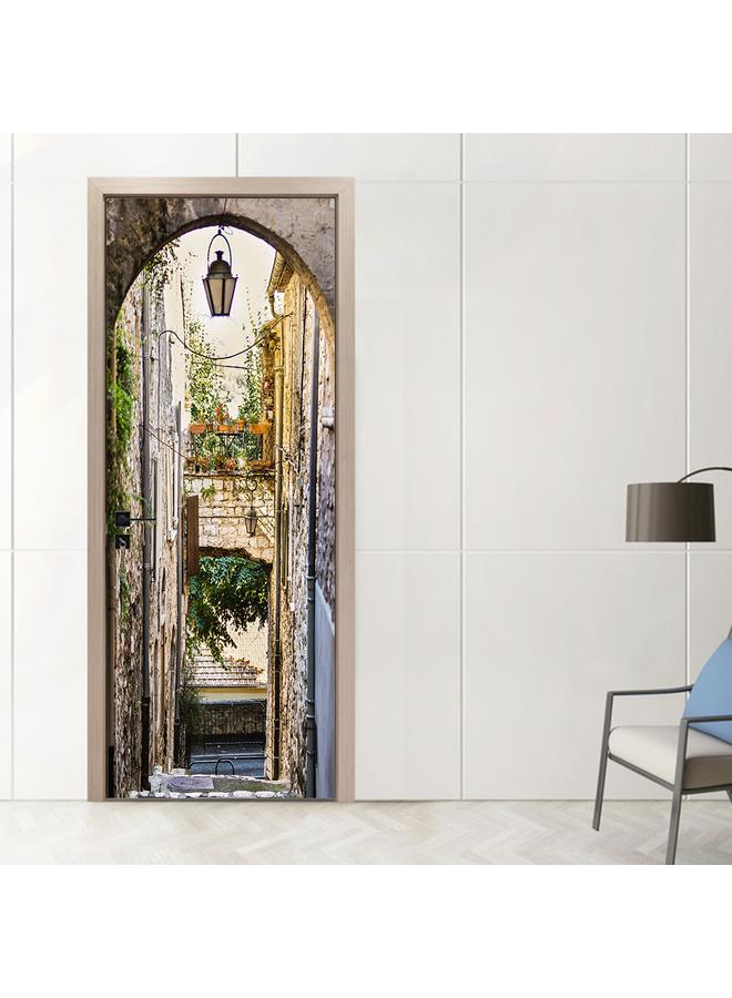 Bluejw Special Price Scenery Series Decorative Stickers 3D Simulation Door Stickers Removable Wall Stickers Bedroom Living Room Renovation PVC Wallpaper  - Image 5