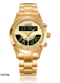 AL-HARAMEEN Men's Stainless Steel Analog/Digital Watch HA-6102FGB  - Image 1