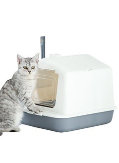 Kidle Cat Litter Box Kitty Litter Box Cat Toilet Cat Litter Basin  - Image 1
