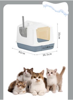 Kidle Cat Litter Box Kitty Litter Box Cat Toilet Cat Litter Basin  - Image 4
