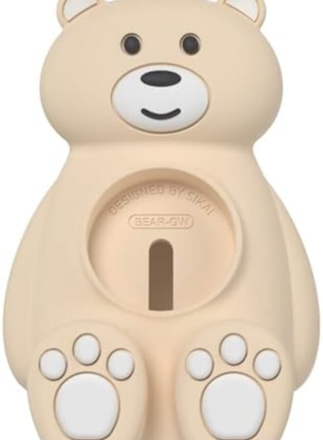 Smartwatch Charger Stand Compatible With Galaxy Watch 4 4 Classic 3 Active 2 Cute Bear Silicone Charging Dock For Watch Charger Accessories Premium Silicone Material - Image 2