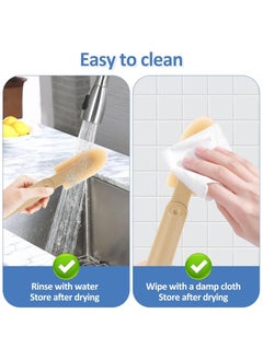 YQbest 8PCS Rubber Caulking Tool Kit, Caulking Finishing Tool Rubber, Silicone Caulking Tool Caulk, Grout Sealant Applicator Tool, 4 Size Rubber Spatula Caulking Tool for Brick Skirting Kitchen Bathroom  - Image 5