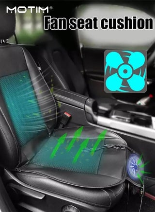 Motim Cooling Car Seat Cushion Fans, 12V Ventilated Car Seat