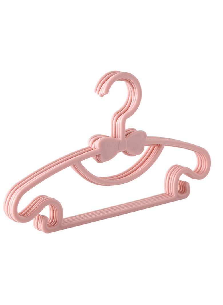 30 pieces of non-slip children's hangers, adjustable children's hangers, toddler hangers, household baby hangers (10 blue, 10 pink, 10 off-white) - Image 2