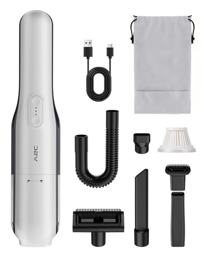 A2C Handheld Vacuum Cordless with 19000Pa Strong Suction, Mini Car Vacuum Cleaner with HEPA Filter, 2 Suction Modes, Multi-Nozzles, Portable Vacuum Cleaner for Home, Car, Office, Keyboards - Image 1