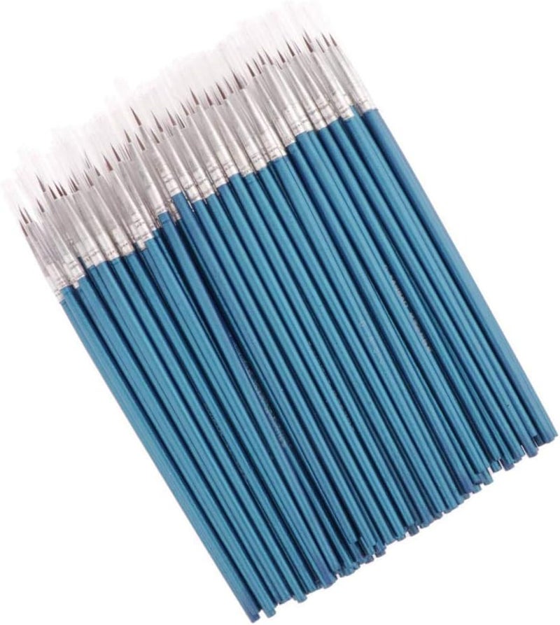 klarako 100Pcs/set Micro Detail Paint Brush Set,Tiny Professional Detail Painting Kit Miniature Art Brushes Fine Liner Round for Watercolor Oil Acrylic etc S - Image 3