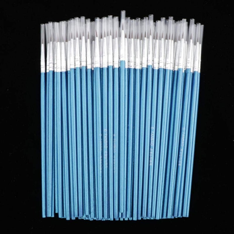 klarako 100Pcs/set Micro Detail Paint Brush Set,Tiny Professional Detail Painting Kit Miniature Art Brushes Fine Liner Round for Watercolor Oil Acrylic etc S - Image 4