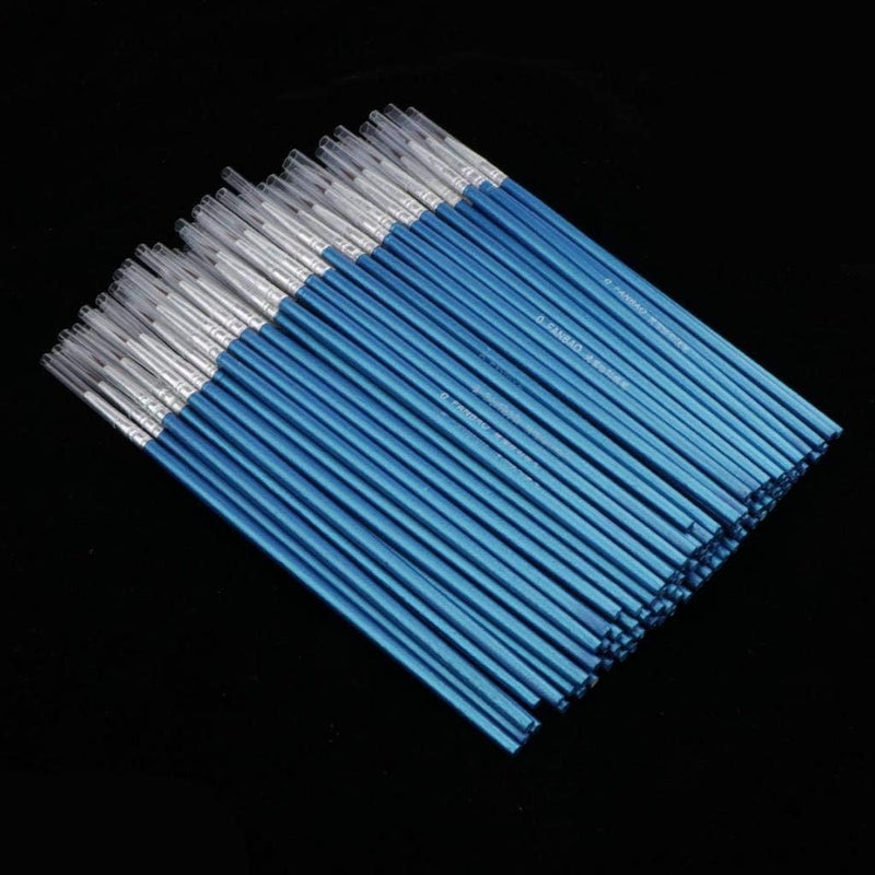 klarako 100Pcs/set Micro Detail Paint Brush Set,Tiny Professional Detail Painting Kit Miniature Art Brushes Fine Liner Round for Watercolor Oil Acrylic etc S - Image 5