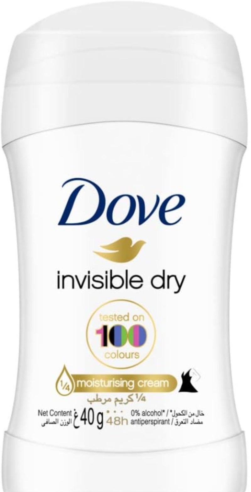دوف ستيك مضاد العرق غير مرئي جاف - 40 جم