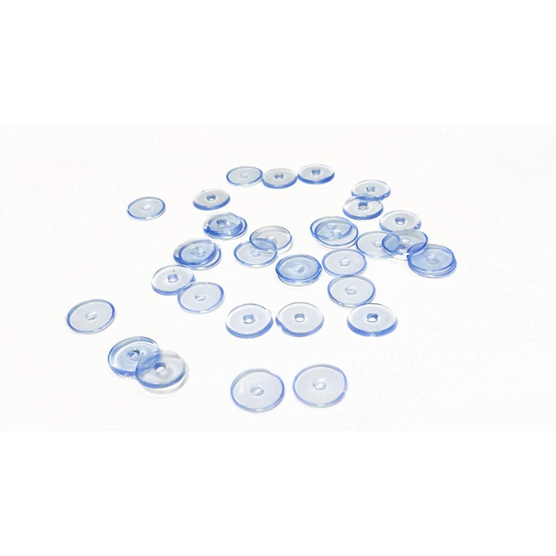 Kumu Jewellery Tools (200Pcs Approx) Findings Soft Premium Silicone Rubber Button/ Earring Back Support for Gold Diamond Platinum Silver Earring/ Ear Button For Heavy Earrings/ Earring Button Support/Earring Button Support For Big Holes/ Earrings Button Big Size/ Earring Back Button Supporter/ Earring Back Button Stopper/ Earring Button Support Plastic/ Earring Buttons For Studs/ Earring Support Buttons/ Earring Back Buttons/ Earring Back Buttons To Seal Big Holes/ Earring Backs For Droopy Ears  - Image 1
