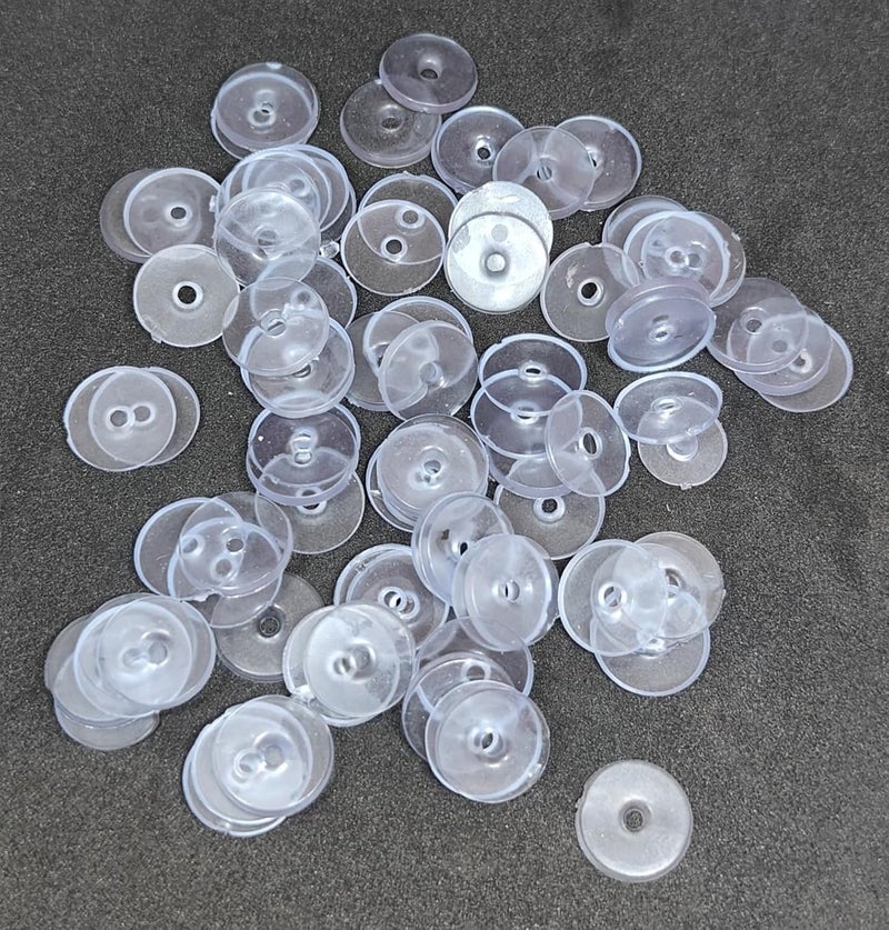 Kumu Jewellery Tools (200Pcs Approx) Findings Soft Premium Silicone Rubber Button/ Earring Back Support for Gold Diamond Platinum Silver Earring/ Ear Button For Heavy Earrings/ Earring Button Support/Earring Button Support For Big Holes/ Earrings Button Big Size/ Earring Back Button Supporter/ Earring Back Button Stopper/ Earring Button Support Plastic/ Earring Buttons For Studs/ Earring Support Buttons/ Earring Back Buttons/ Earring Back Buttons To Seal Big Holes/ Earring Backs For Droopy Ears  - Image 4