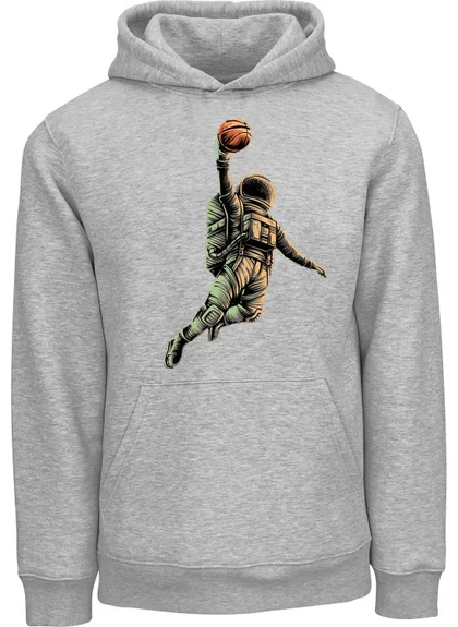 Ada Bebek Çocuk Ada Baby Kid Adabebek Unisex Oversize Spiker Astronaut Printed Kids Sweatshirt