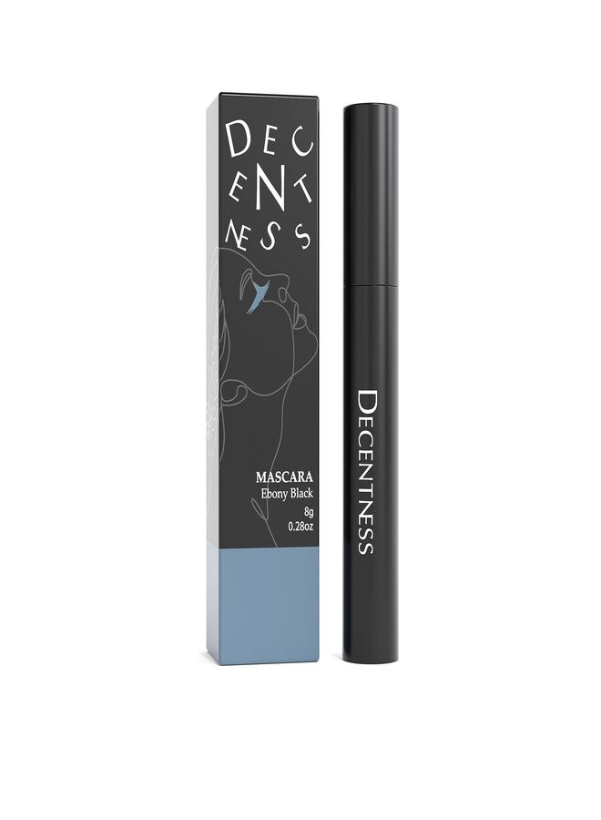DECENTNESS Mascara Makeup,Lightweight Brush,Naturally Slender,Thicker and Bolder,Ebony Black,1 Count (Ebony Black) - Image 2