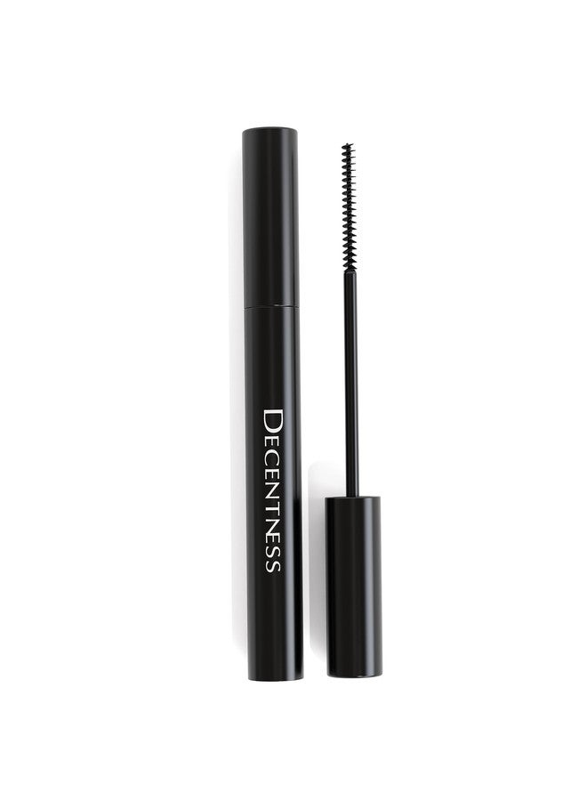 DECENTNESS Mascara Makeup,Lightweight Brush,Naturally Slender,Thicker and Bolder,Ebony Black,1 Count (Ebony Black) - Image 1