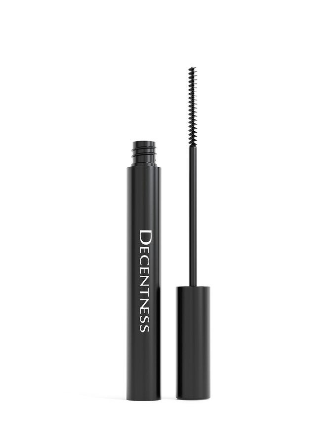 DECENTNESS Mascara Makeup,Lightweight Brush,Naturally Slender,Thicker and Bolder,Ebony Black,1 Count (Ebony Black) - Image 3