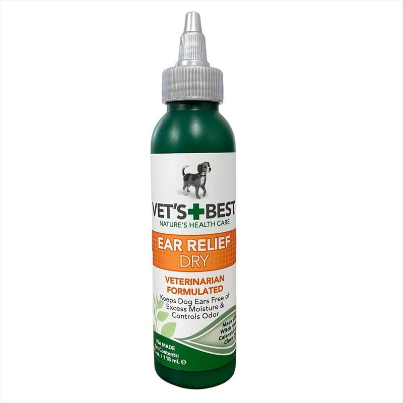 Vet's Best Dry Ear Relief for Dogs, 4 oz - Image 1
