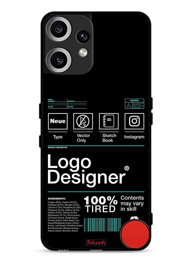 Tolwak Nothing CMF Phone 2 Pro Protective Case Cover Logo Designer Sticker - Image 1