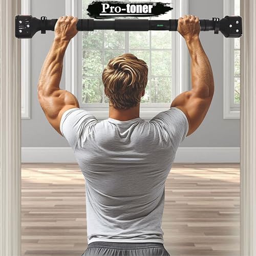 Protoner Pull-Up Bar for Doorway, 27.1 inch to 36.2 inch, Max Load 150 kg, No Screws, Locking Mechanism - Image 3