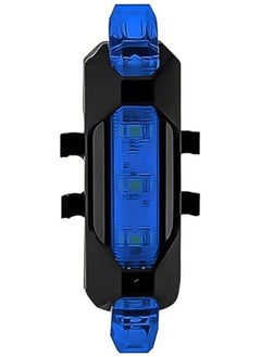 Generic USB Rechargeable Bicycle Front And Tail 5 LEDs 4 Moods  - Image 1