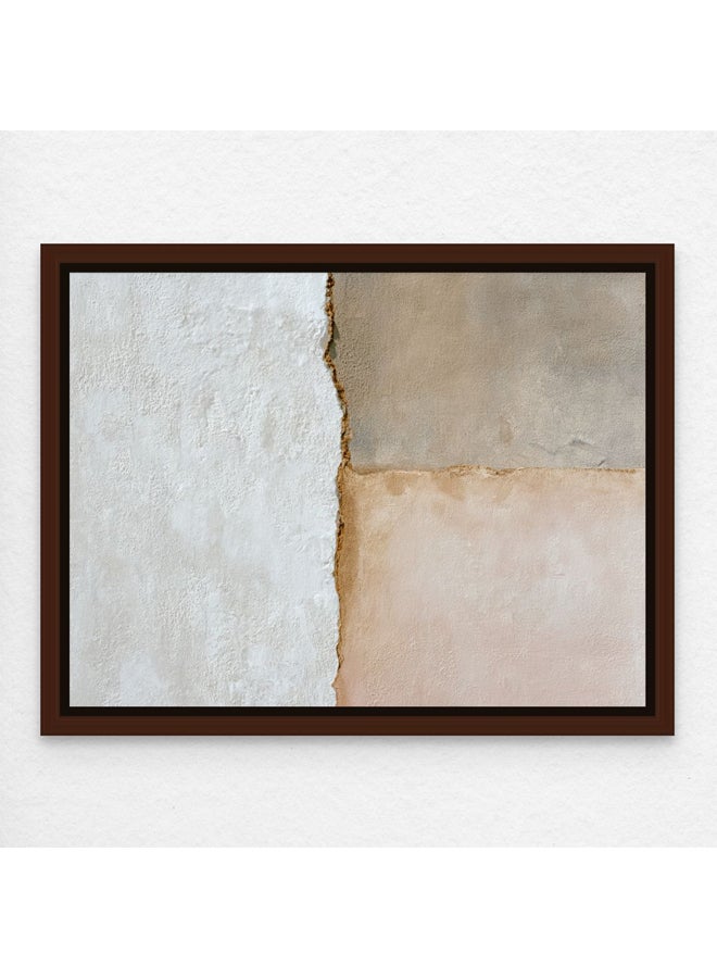 Art Decor Framed Canvas Modern Abstract Art Landscape Print of Earth Tone Abstract Wall Décor for Home Living Room Office.